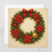 Wonky Zoo Flat Note Card - Weihnachtsbrand Mitteilungskarte (Vorne/Hinten)