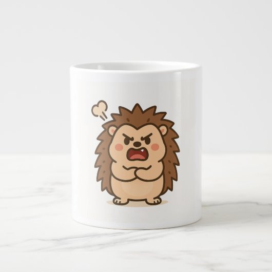 Wonky Zoo Moody Igel Spezielle Tasse (Vorderseite)