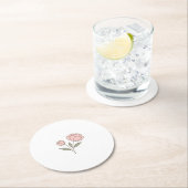 Wonky Zoo Peonies Paper Untersetzer (Vor Ort)