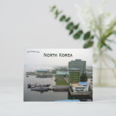 Wonsan Waterfront Nordkorea Postkarte (Stehend Vorderseite)