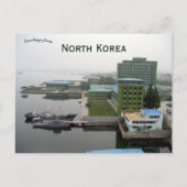 Wonsan Waterfront Nordkorea Postkarte (Vorderseite)
