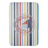 WONZ Limited Small Sailor by Shirt to Design Badematte (Vorderseite Vertikal)