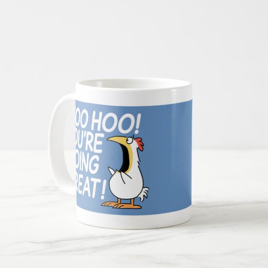 WOO HOO! DU MACHST GROSS! Sandra Boynton Kaffeetasse (Vorderseite Links)