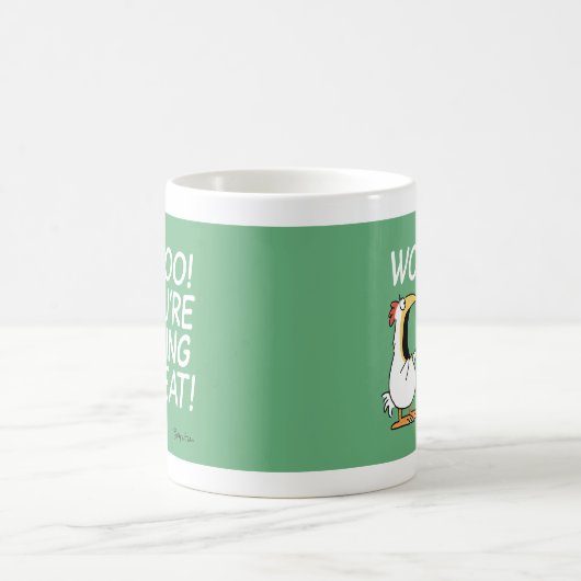 WOO HOO! DU MACHST GROSS! Sandra Boynton Kaffeetasse (Mittel)