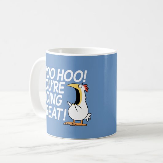 WOO HOO! DU MACHST GROSS! Sandra Boynton Kaffeetasse (Vorderseite Links)