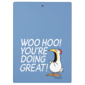 WOO HOO! DU MACHST GROSS! Sandra Boynton Klemmbrett (Rückseite)