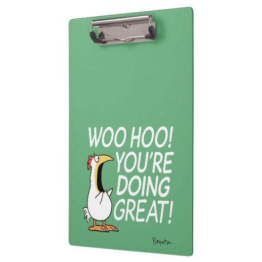 WOO HOO! DU MACHST GROSS! Sandra Boynton Klemmbrett (Links)