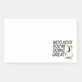 WOO HOO! DU MACHST GROSS! Sandra Boynton Post-it Klebezettel (Vorderseite)