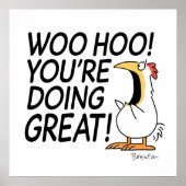 WOO HOO! DU MACHST GROSS! Sandra Boynton Poster (Vorne)