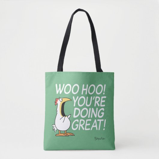 WOO HOO! DU MACHST GROSS! Sandra Boynton Tasche (Vorderseite)
