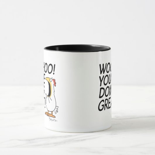 WOO HOO! DU MACHST GROSS! Sandra Boynton Tasse (Zentrum)