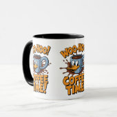 Woo-Hoo! Kaffeezeit Tasse (Vorderseite Links)