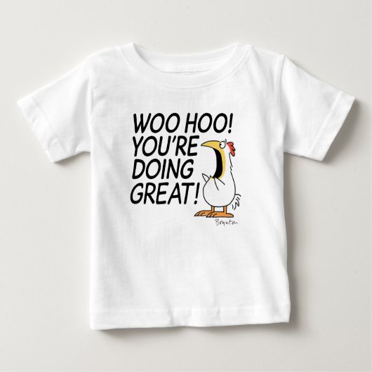 WOO HOO, SIE MACHEN GROSSEN Sandra Boynton Baby T-shirt (Vorderseite)