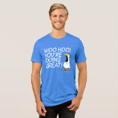 WOO HOO, SIE MACHEN GROSSEN Sandra Boynton Tri-Blend Shirt (Vorderseite voll)