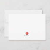 Woo-Hoo! Zoo Fiesta Note Card Mitteilungskarte (Rückseite)