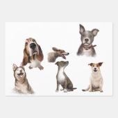 Woo lasse die Hunde aus Geschenkpapier Set (Vorderseite 2)