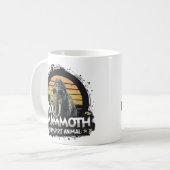 Woo Mammoth Is My Spirit Animal Art Kaffeetasse (Vorderseite Links)