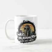Woo Mammoth Is My Spirit Animal Art Kaffeetasse (Links)