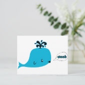 Woob Whale Postkarte (Stehend Vorderseite)