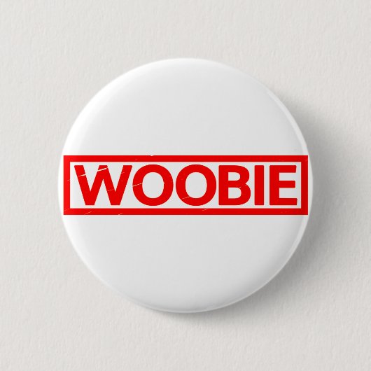 Woobie Briefmarke Button (Vorderseite)