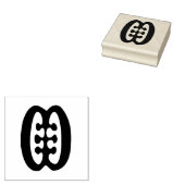 Wood Adinkra (Freundschaft) Gummi-Briefmarke Gummistempel (Stempel)