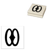 Wood Adinkra (Hope) Gummi-Briefmarke Gummistempel (Stempel)