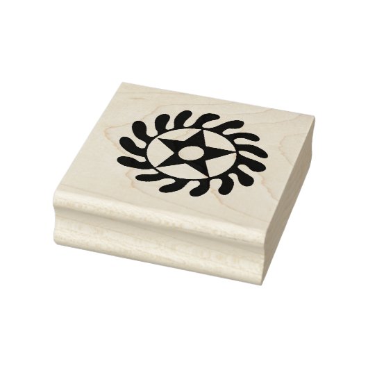 Wood Adinkra (Life Transformation) Gummi-Briefmark Gummistempel (Stempel)