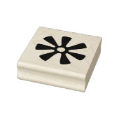 Wood Adinkra (Weisheit) Gummi-Briefmarke Gummistempel (Stempel)