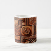 Wood Art Coffee Tasse (Mittel)