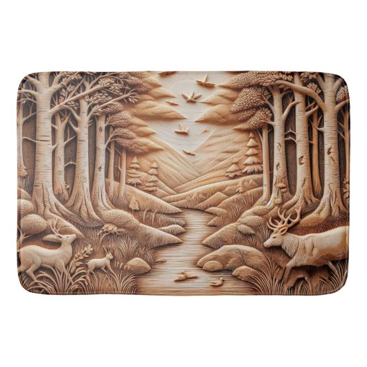 Wood Badematte (Vorderseite)