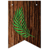 Wood Bark Happy Birthday Banner (Erste Fahne)