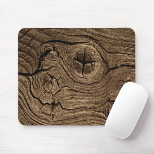 Wood Bark Mousepad (Mit Mouse)