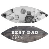 Wood Best Vater Vatertag 3 FotoCollage Football (Paneele)