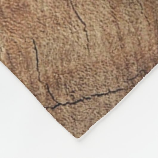 Wood Bison Buffalo Fleecedecke (Ecke)