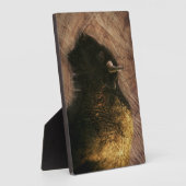 Wood Bison Buffalo Fotoplatte (Seite)