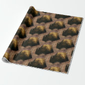 Wood Bison Buffalo Geschenkpapier (Ungerollt)