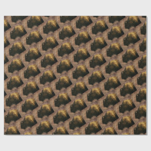 Wood Bison Buffalo Geschenkpapier
