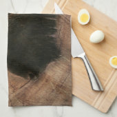 Wood Bison Buffalo Geschirrtuch (Viertel Falte)