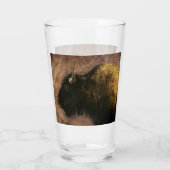 Wood Bison Buffalo Glas (Rückseite)
