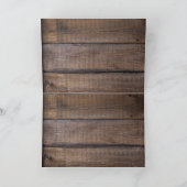 Wood Bison Buffalo Karte (Innenseite)