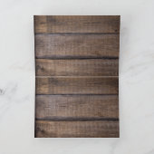 Wood Bison Buffalo Karte (Innenseite)