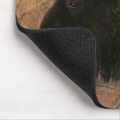 Wood Bison Buffalo Mousepad (Ecke)
