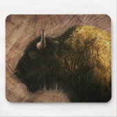 Wood Bison Buffalo Mousepad (Vorne)