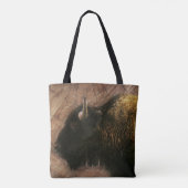 Wood Bison Buffalo Tasche (Rückseite)