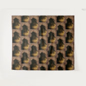 Wood Bison Buffalo Wandteppich (Vorderseite (Horizontal))
