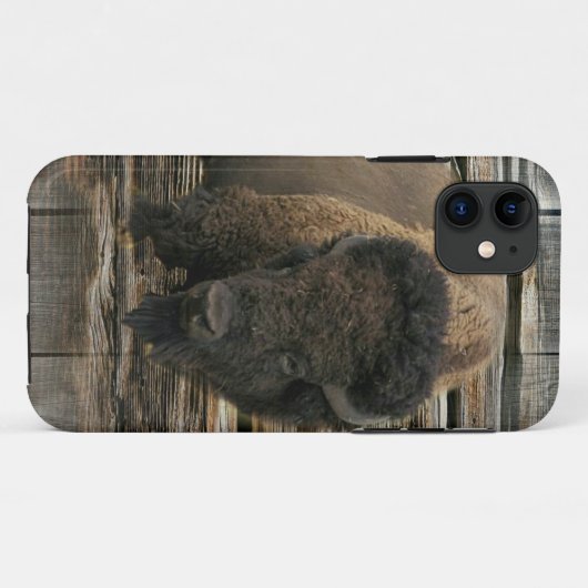 Wood Bison Case-Mate iPhone Hülle (Rückseite (Horizontal))