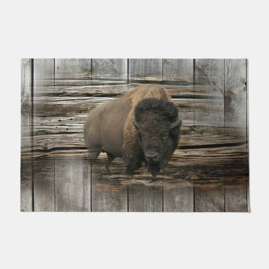 Wood Bison Fußmatte (Vorderseite)