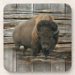 Wood Bison Getränkeuntersetzer
