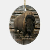 Wood Bison Keramik Ornament (Rechts)