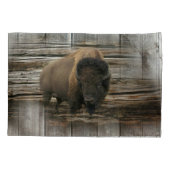 Wood Bison Kissenbezug (Rückseite)
